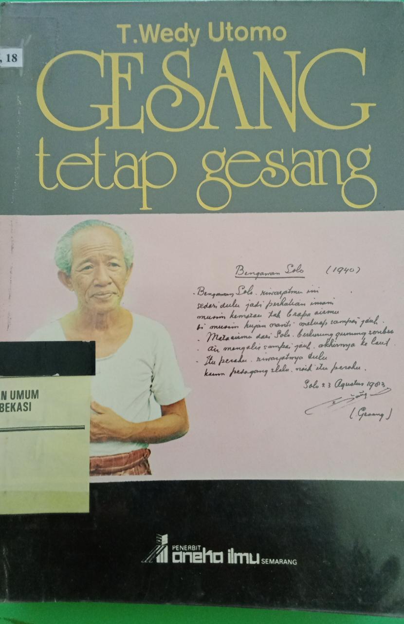 Cover Gesang tetap gesang / T.wedi utomo