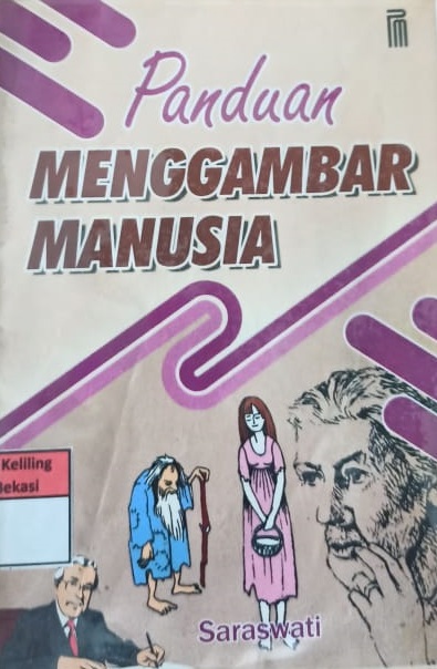 Sampul Panduan menggambar manuasia / Saraswati