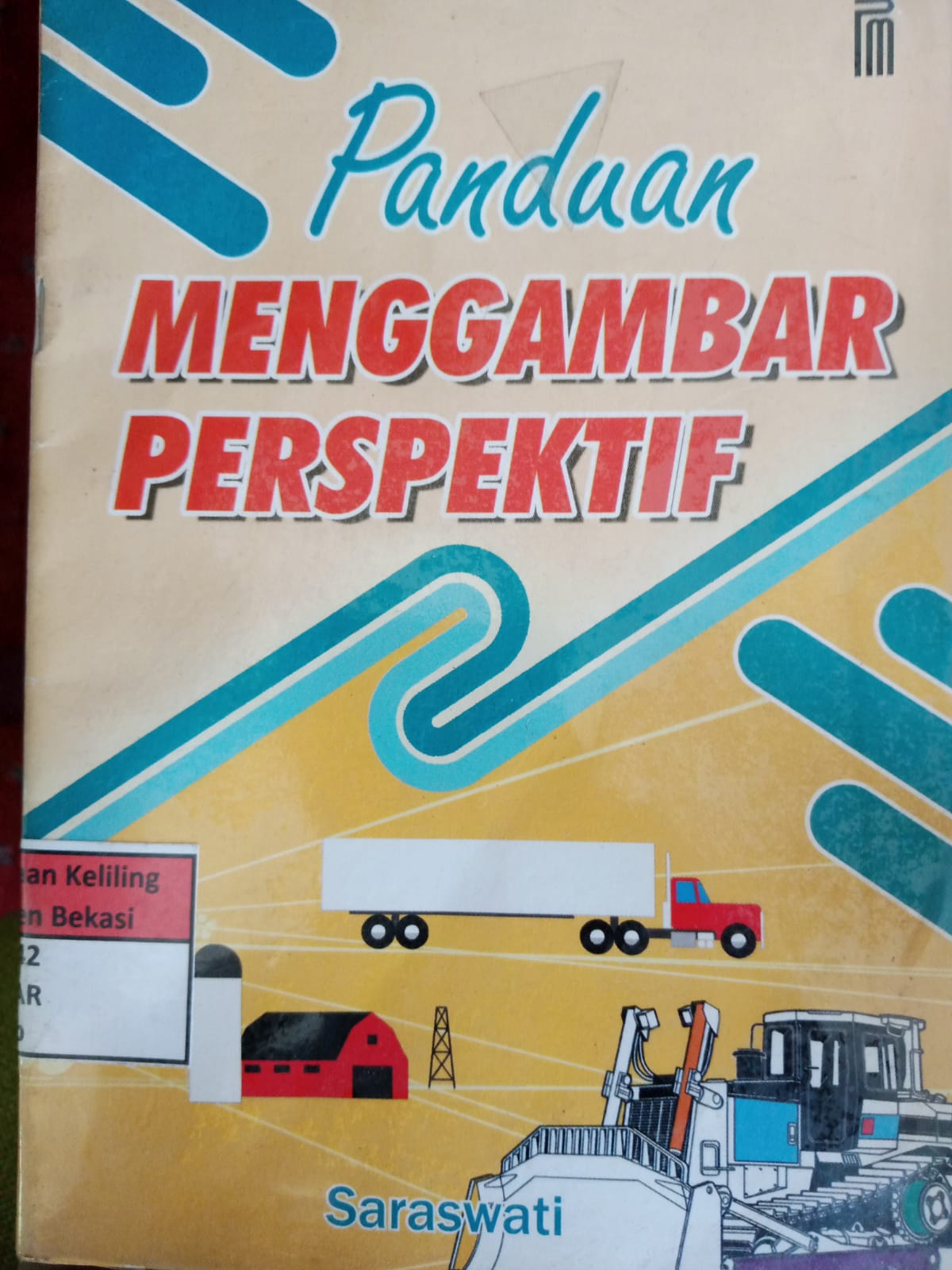 Sampul Panduan menggambar perspektif untuk pemula / Saraswati