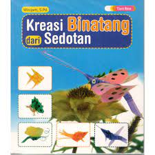 Sampul Kreasi binatang dari sedotan / Winijarti