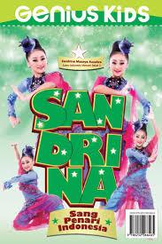Sampul Sandrina :  Sang penari Indonesia / Sandrina Mazaya Azzahra