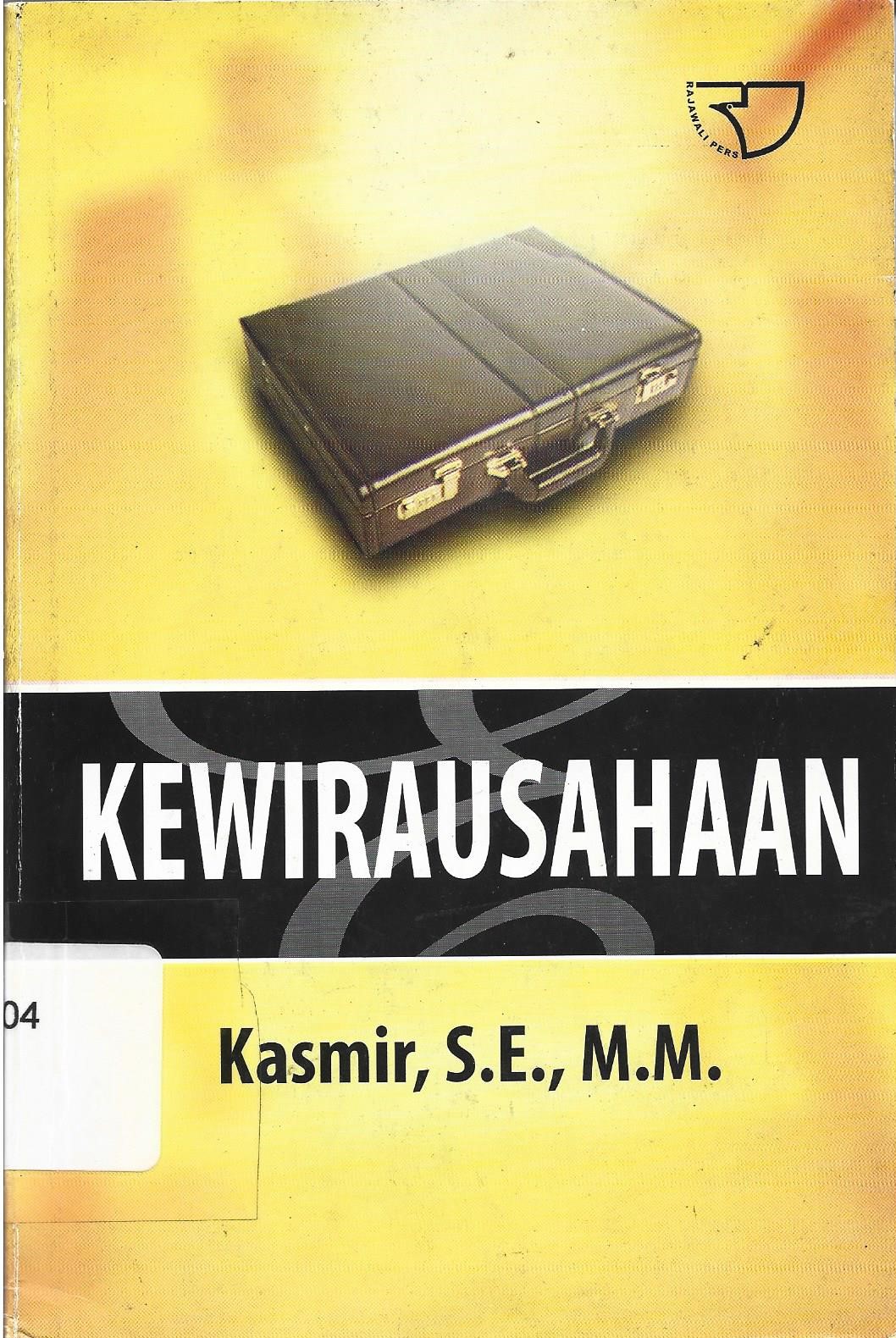 Sampul Kewirausahaan / Kasmir