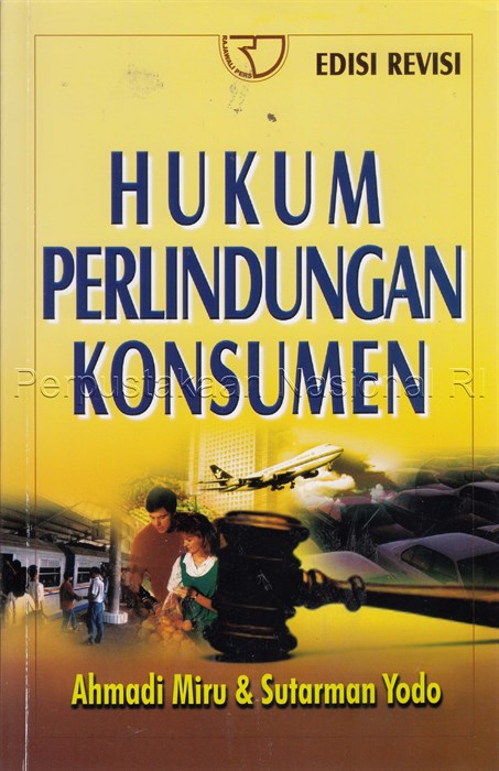 Sampul Hukum perlindungan konsumen / Ahmadi Miru & Sutarman Yodo