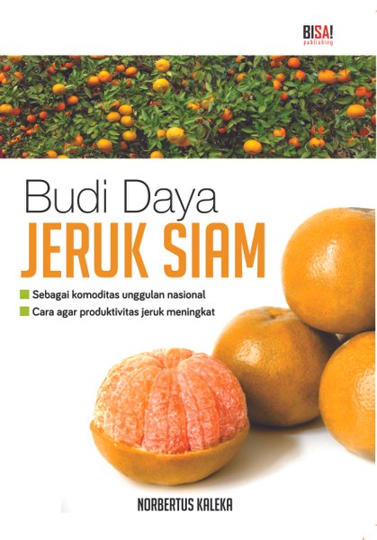 Cover Budi Daya Jeruk siam / Norbertus Kaleka