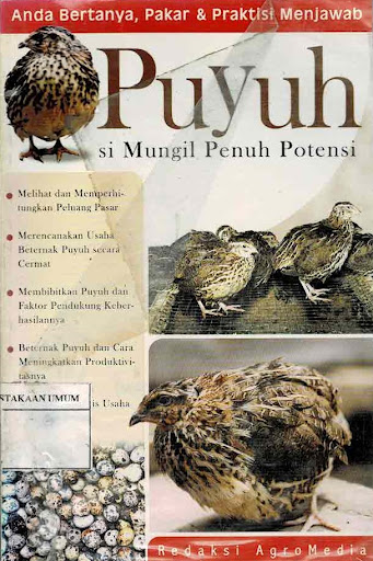 Cover Puyuh :  si mungil penuh potensi / Tetty