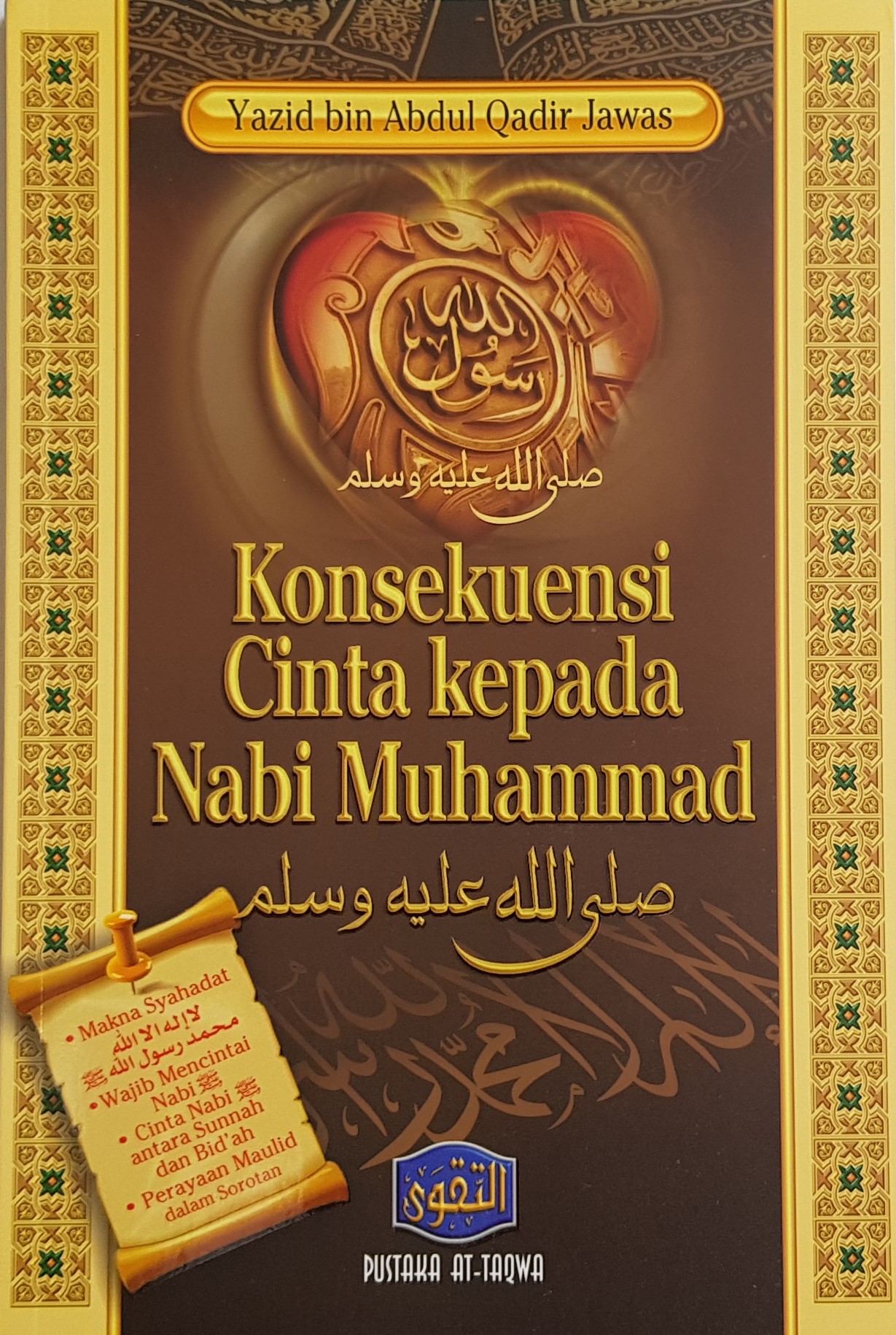 Cover Konsekuensi Cinta Kepada Nabi Muhammad / Yazid Bin Abdul Qadir Jawas
