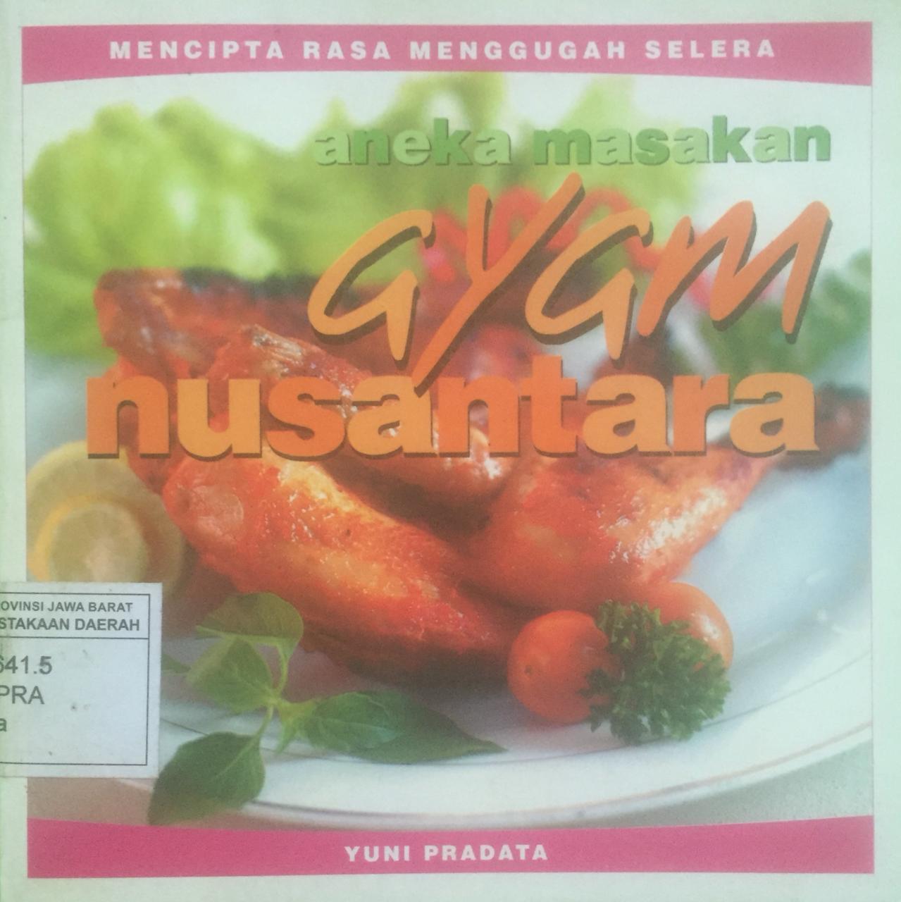 Sampul Aneka masakan ayam nusantara / Yuni Pradata ; penyunting, Tetty Yulia