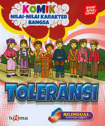 Cover Komik nilai-nilai karakter bangsa toleransi / Rahayu Umi Farida