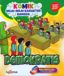 Sampul Komik nilai-nilai karakter bangsa demokrasi / Rahayu Umi Farida