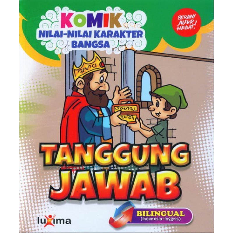 Sampul Komik nilai-nilai karakter bangsa tanggung jawab / rahayu ummi farida