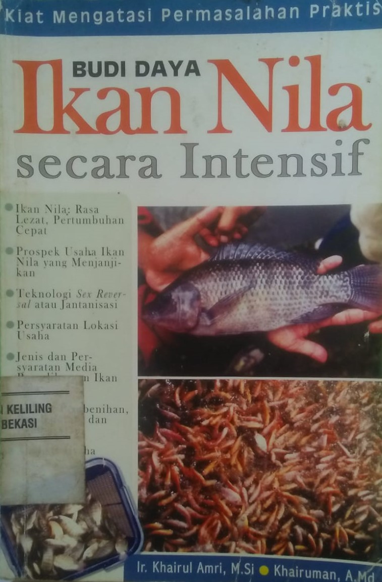 Sampul Budi daya ikan nila secara intensif / Khairul amri