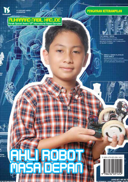 Sampul Genius Kids Ahli robot masa depan / Muhammad nabil hadjoe