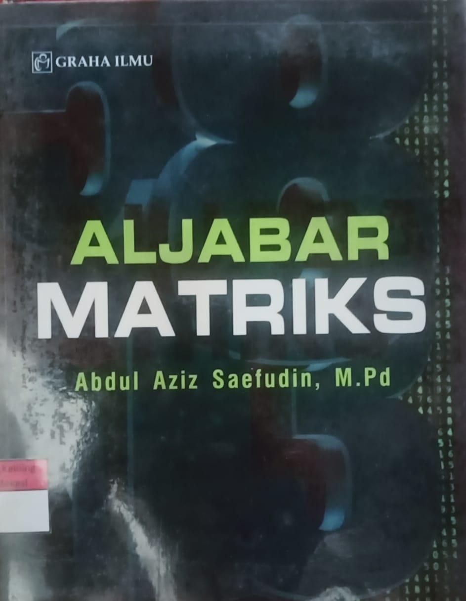 Cover Aljabar matriks / Abdul aziz saefudin