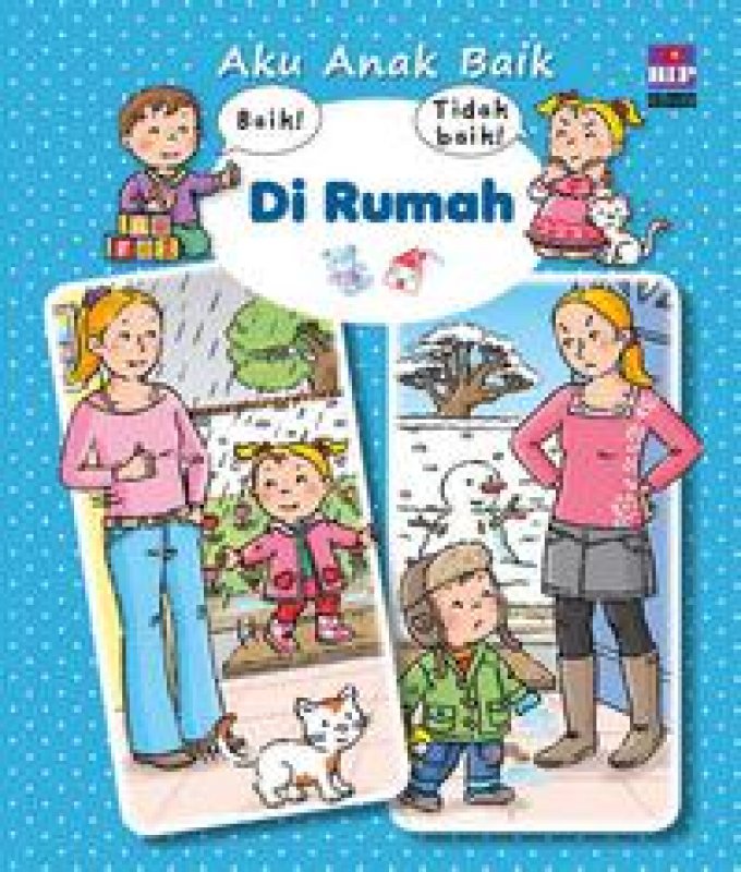 Sampul Aku anak baik di rumah / Nathalie belineau