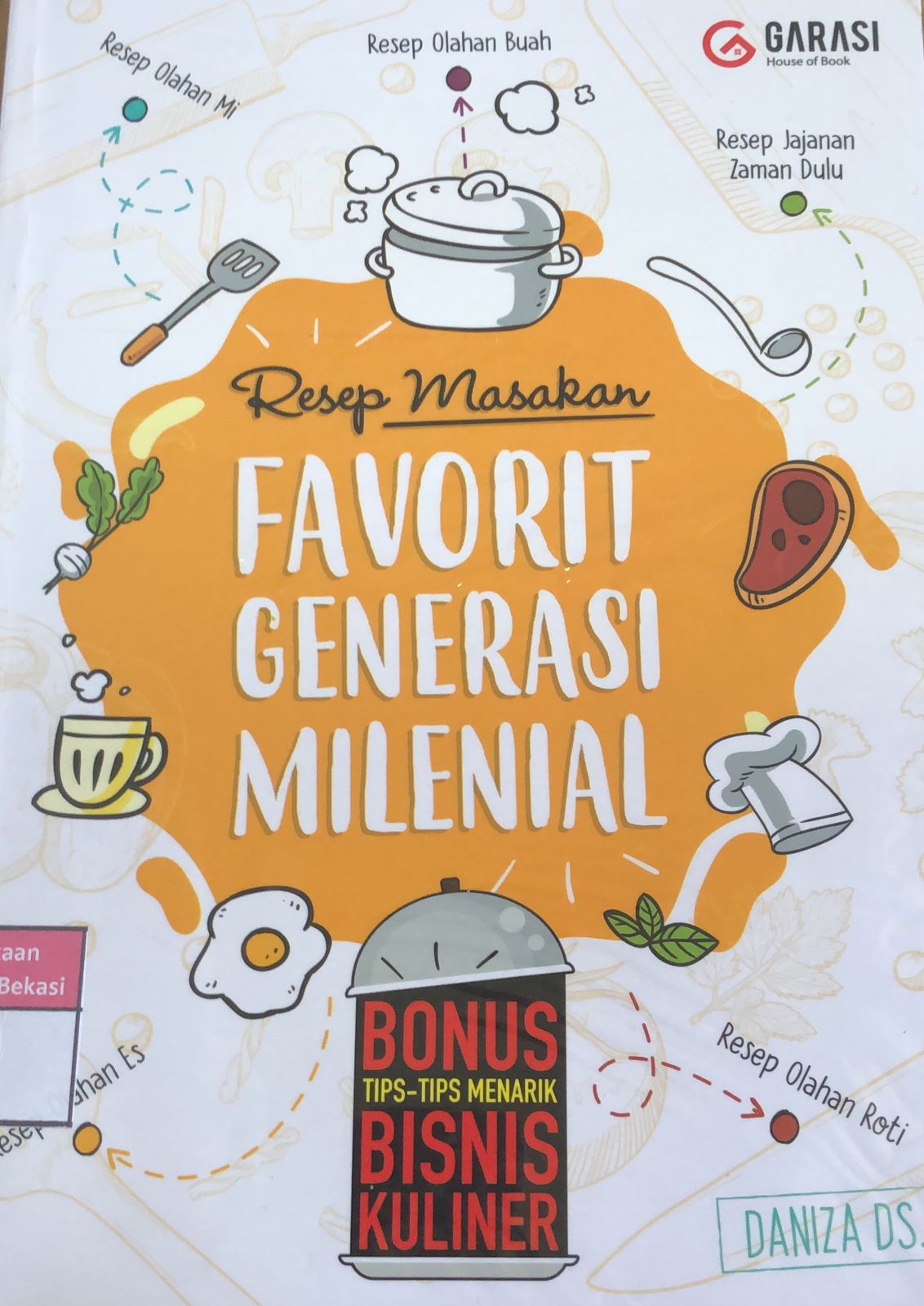 Sampul Resep makanan favorit generasi milenial / Daniza DS