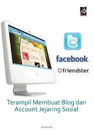 Sampul Terampil membuat blog dan account jejaring sosial / Aminudin