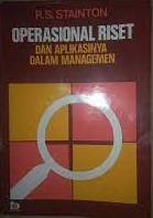 Sampul Operasional riset dan aplikasinya dalam manajemen / R.S. Stainton ;