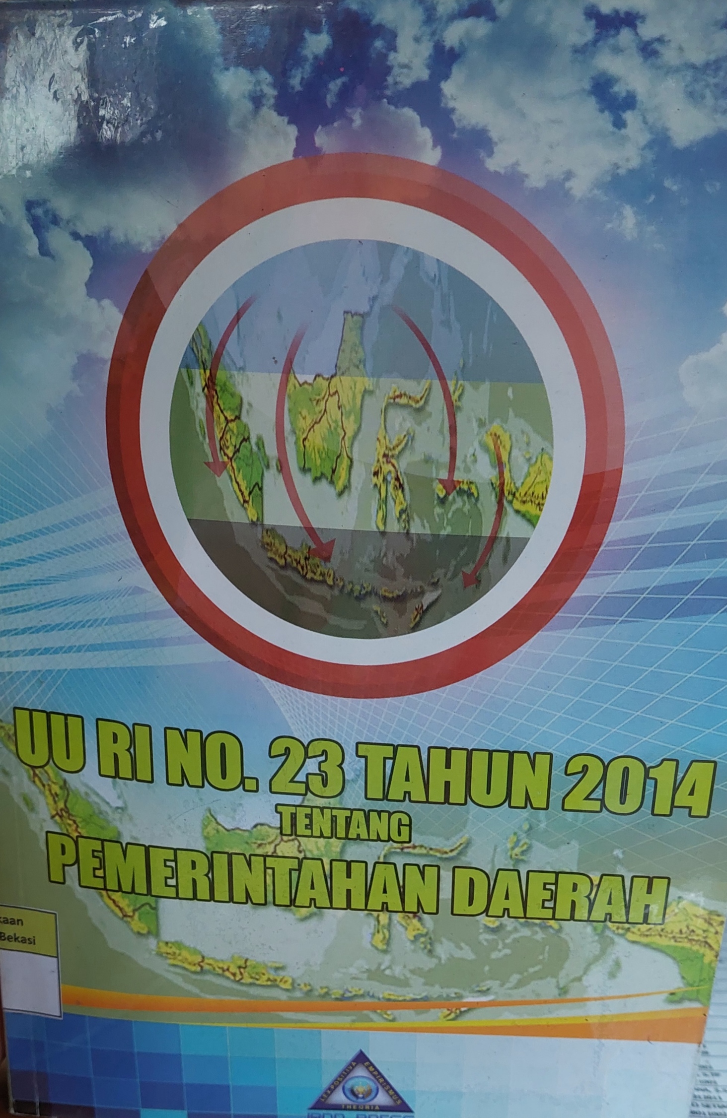 Sampul Undang-Undang Republik Indonesia Nomor 23 Tahun 2014 Tentang Pemerintahan Daerah