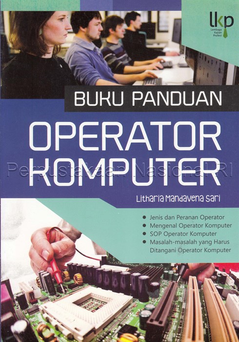 Sampul Buku panduan operator komputer / Litharia Mandavena Sari