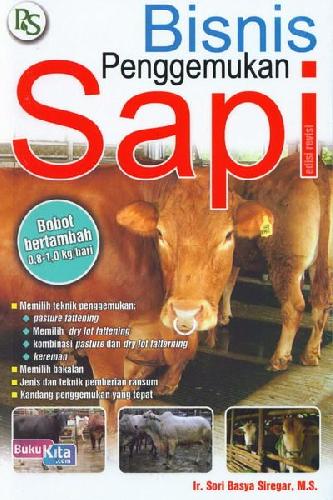 Sampul Bisnis penggemukan sapi / Sori basya siregar