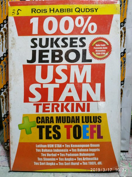 Cover 100 % Sukses jebol USM STAN terkini / Rois habibi qudsy