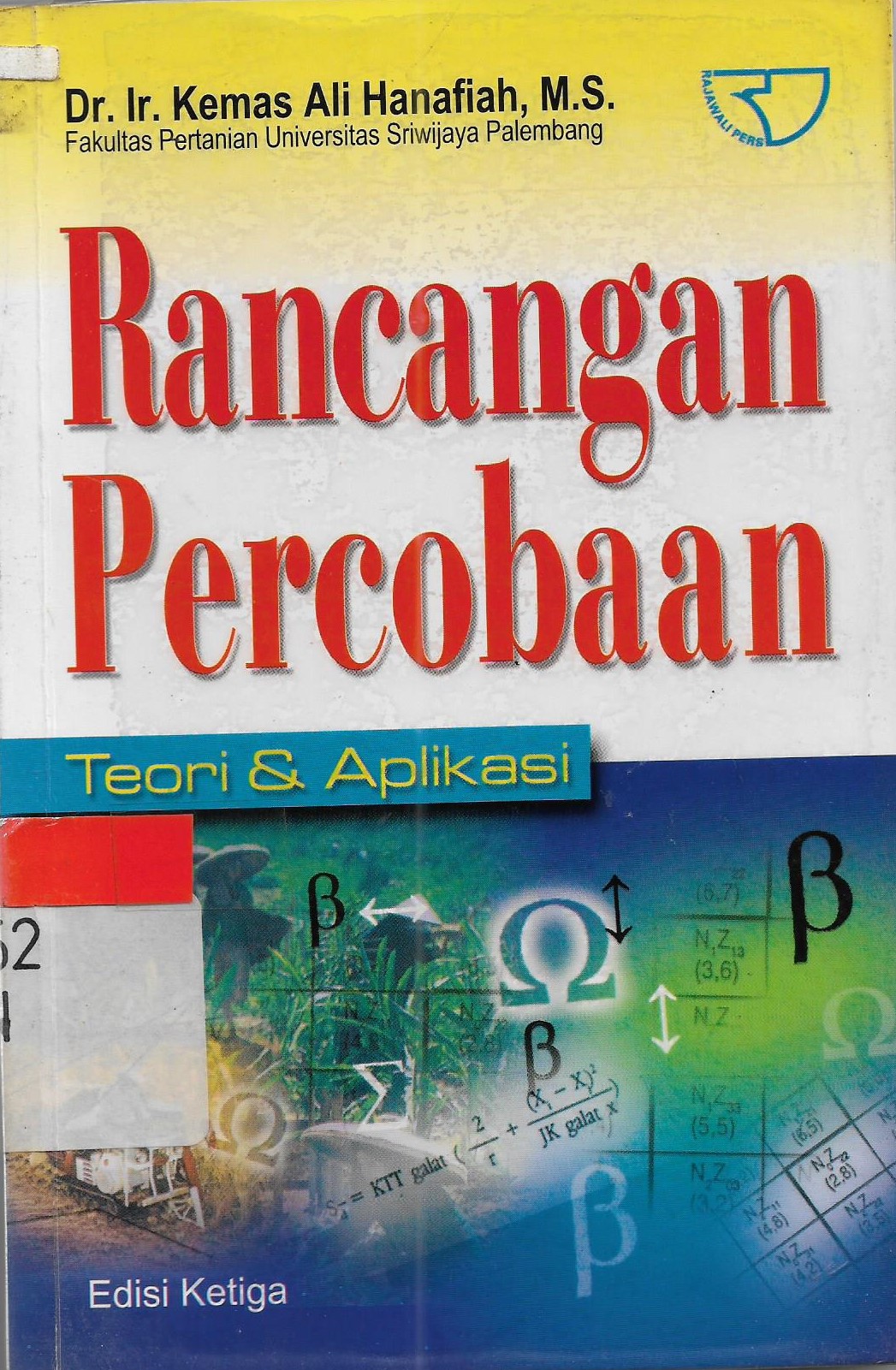 Sampul Rancangan Percobaan / Kemas Ali Hanafiah