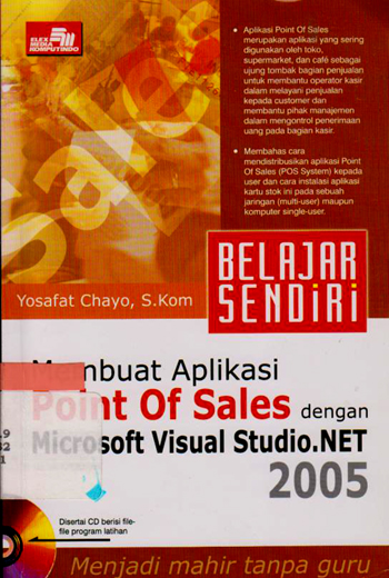 Sampul Membuat aplikasi point of sales dengan Microsoft Visual Studio.net / Yosafat Chayo