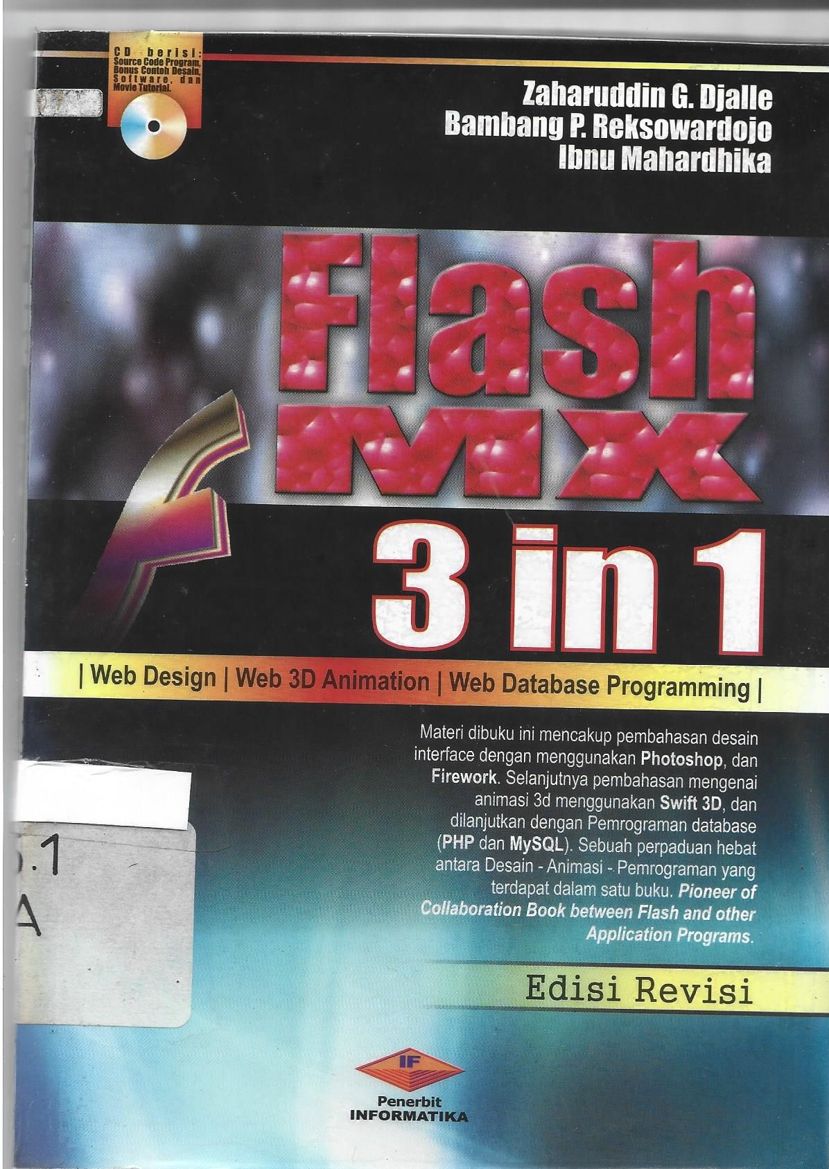 Cover Flash MX 3 in 1 / Zaharuddin G. Dalle