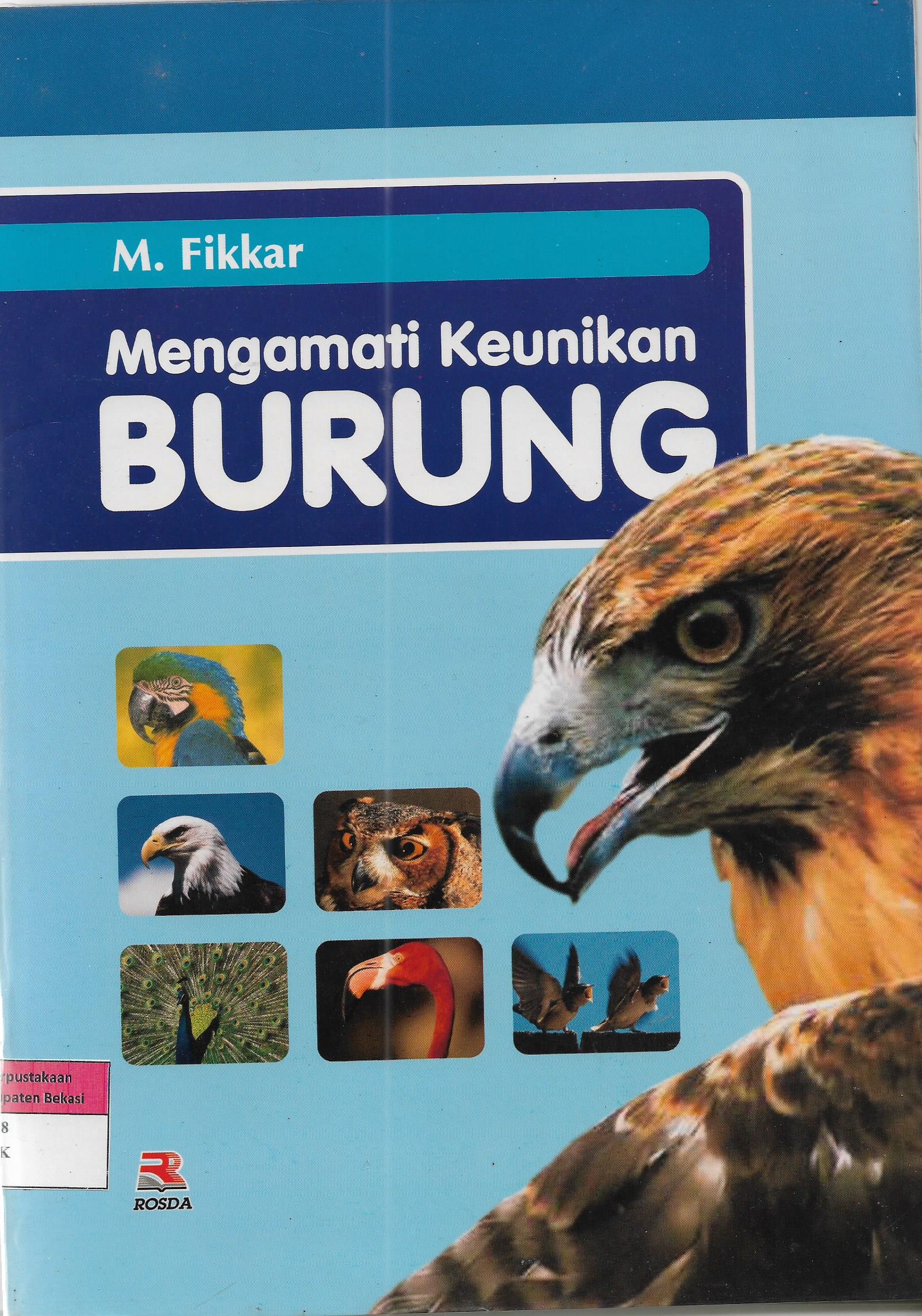 Sampul Mengamati Keunikan Burung / Fikkar