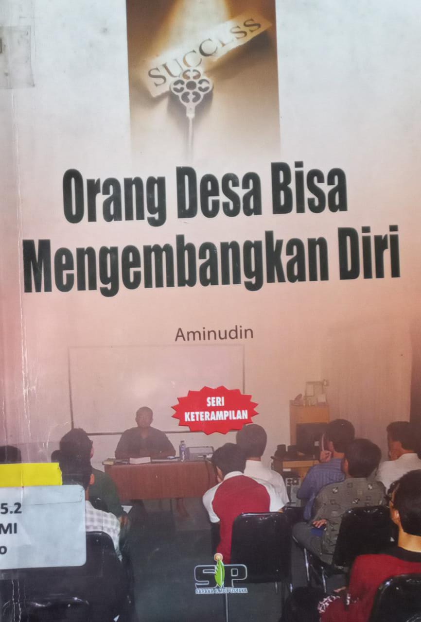 Sampul Orang desa bisa mengembangkan diri / Aminudin