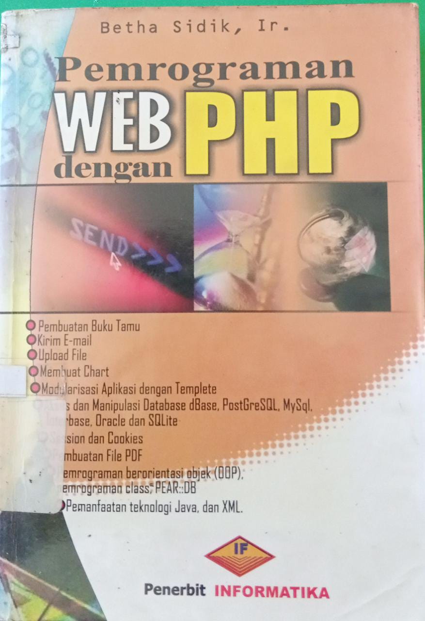 Sampul Pemrograman web dengan PHP / Betha Sidik