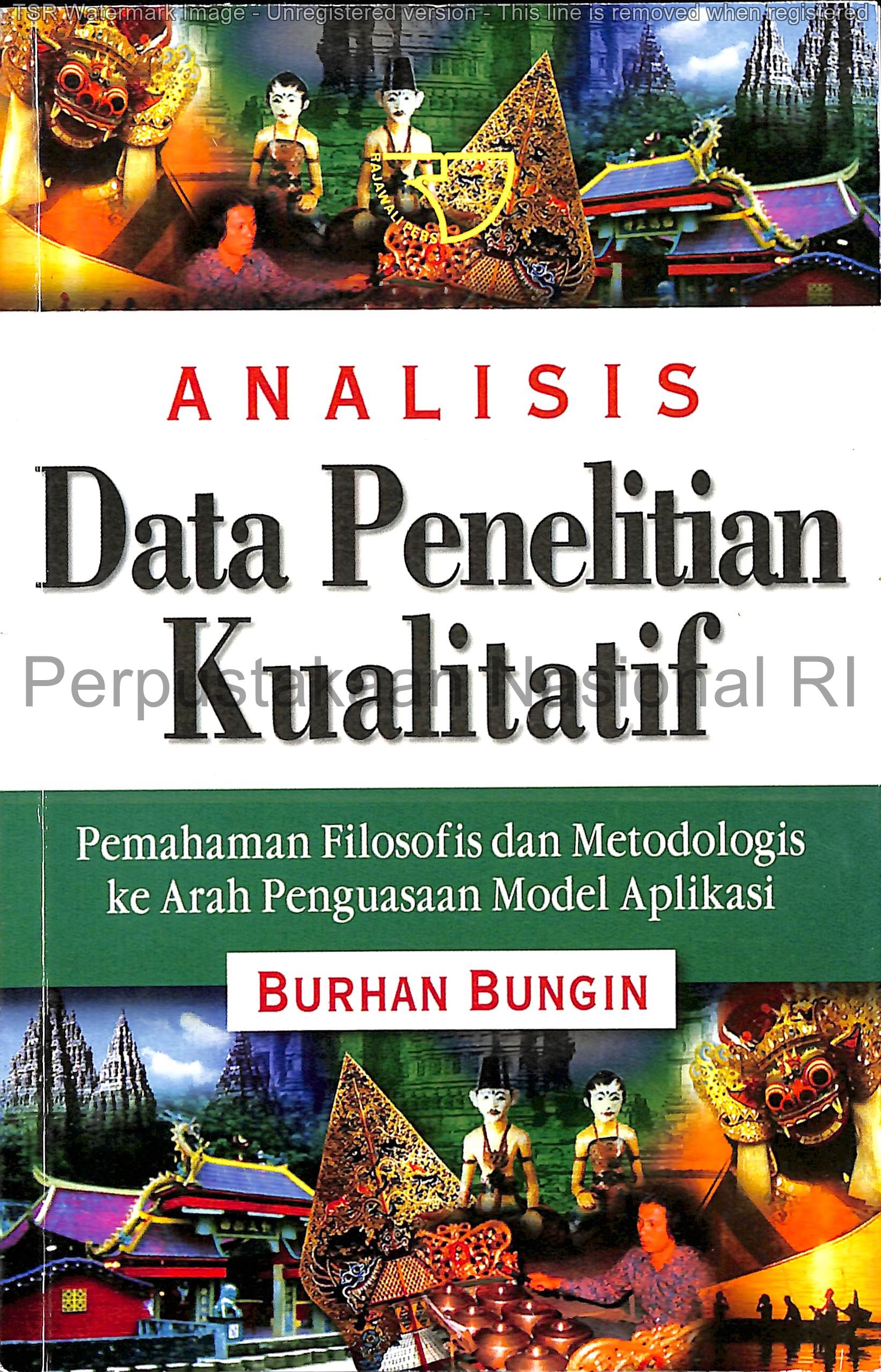 Sampul Analisis data penelitian kualitatif / Burhan Bungin