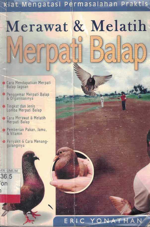 Sampul Merawat & Melatih Merpati Balap / Eric Yonathan