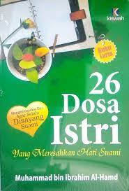 Sampul 26 DOSA ISTRI :  Yang meresahkan hati suami / Muhammad bin Ibrahim Al-Hamd