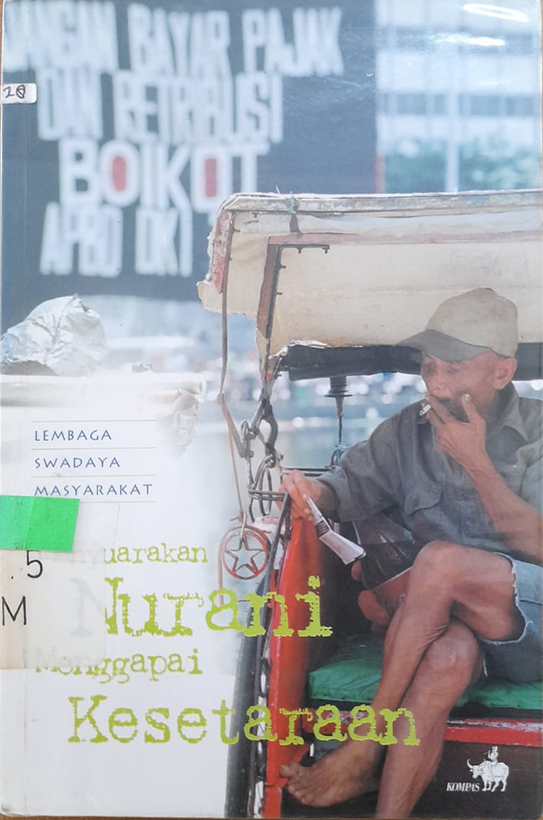 Sampul Lembaga Swadaya Masyarakat :  menyuarakan nurani menggapai kesetaraan
