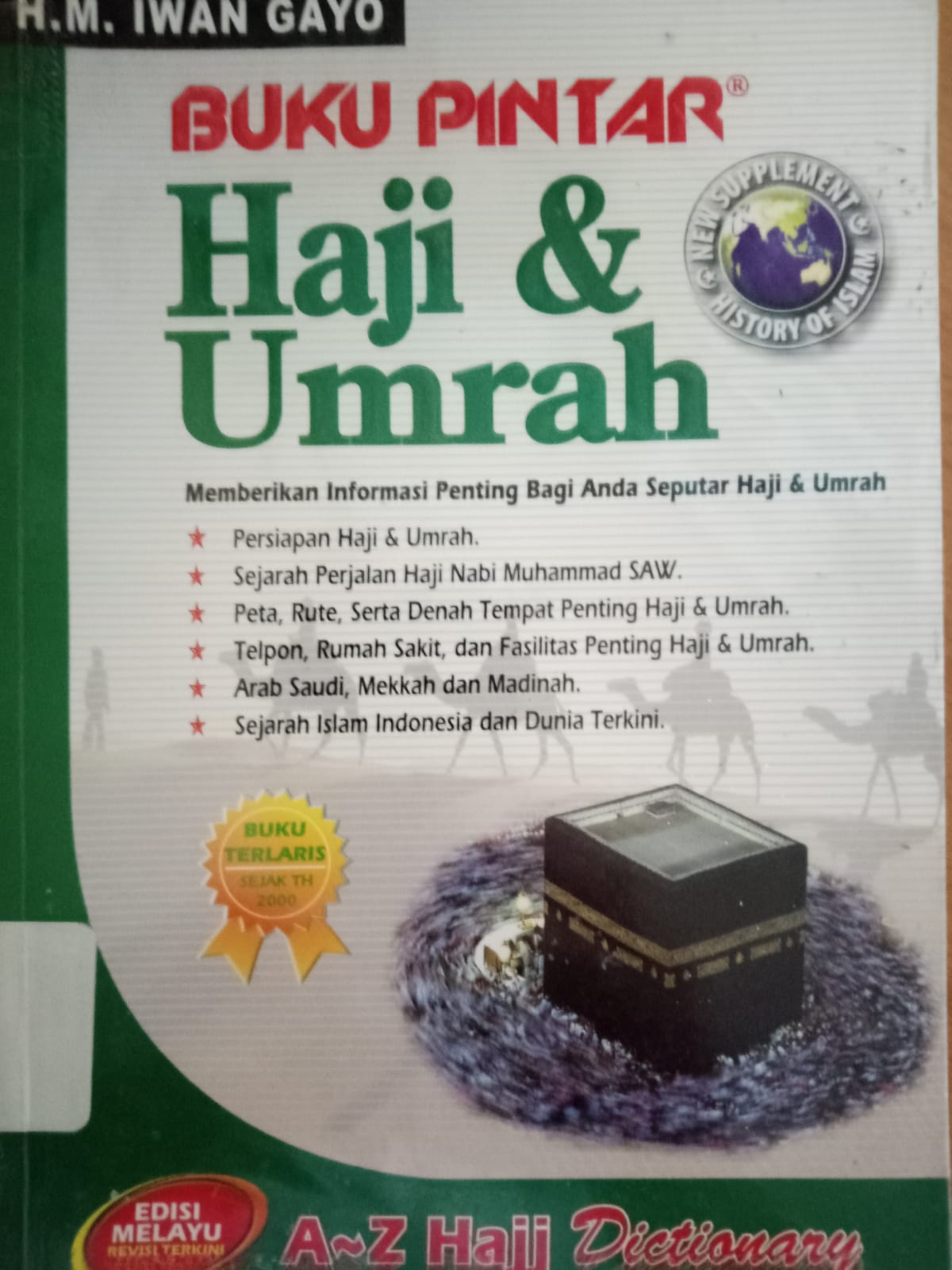 Cover Buku pintar haji & umrah / H.M. Iwan Gayo