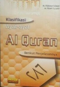 Sampul Klasifikasi Ayat-Ayat Alquran berikut penjelasannya / M. Ridwan sanusi