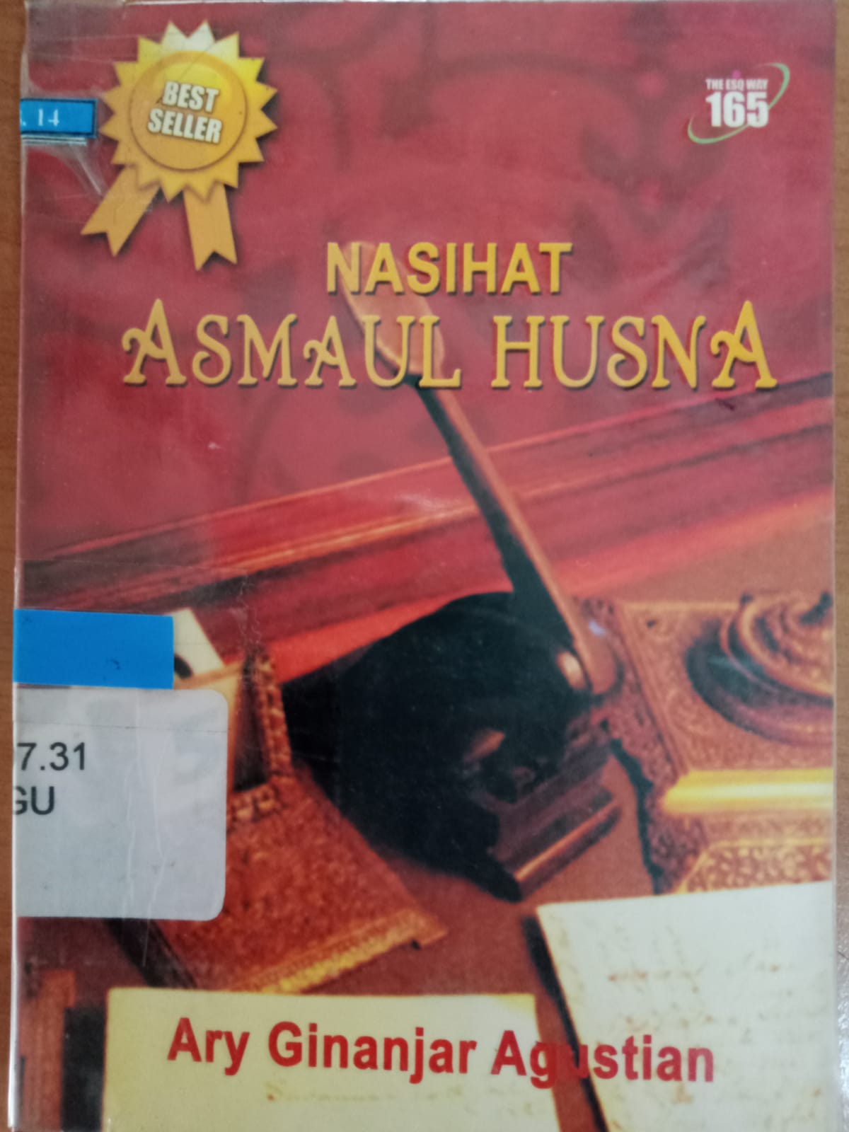 Cover Nasihat asmaul husna / Ary Ginanjar Agustian