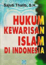 Sampul Hukum kewarisan islam di indonesia / Sajuti Thalib