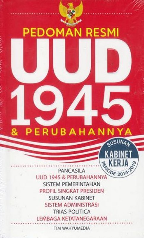 Sampul Pedoman remi UUD 1945 & perubahannya / Tim wahyu media