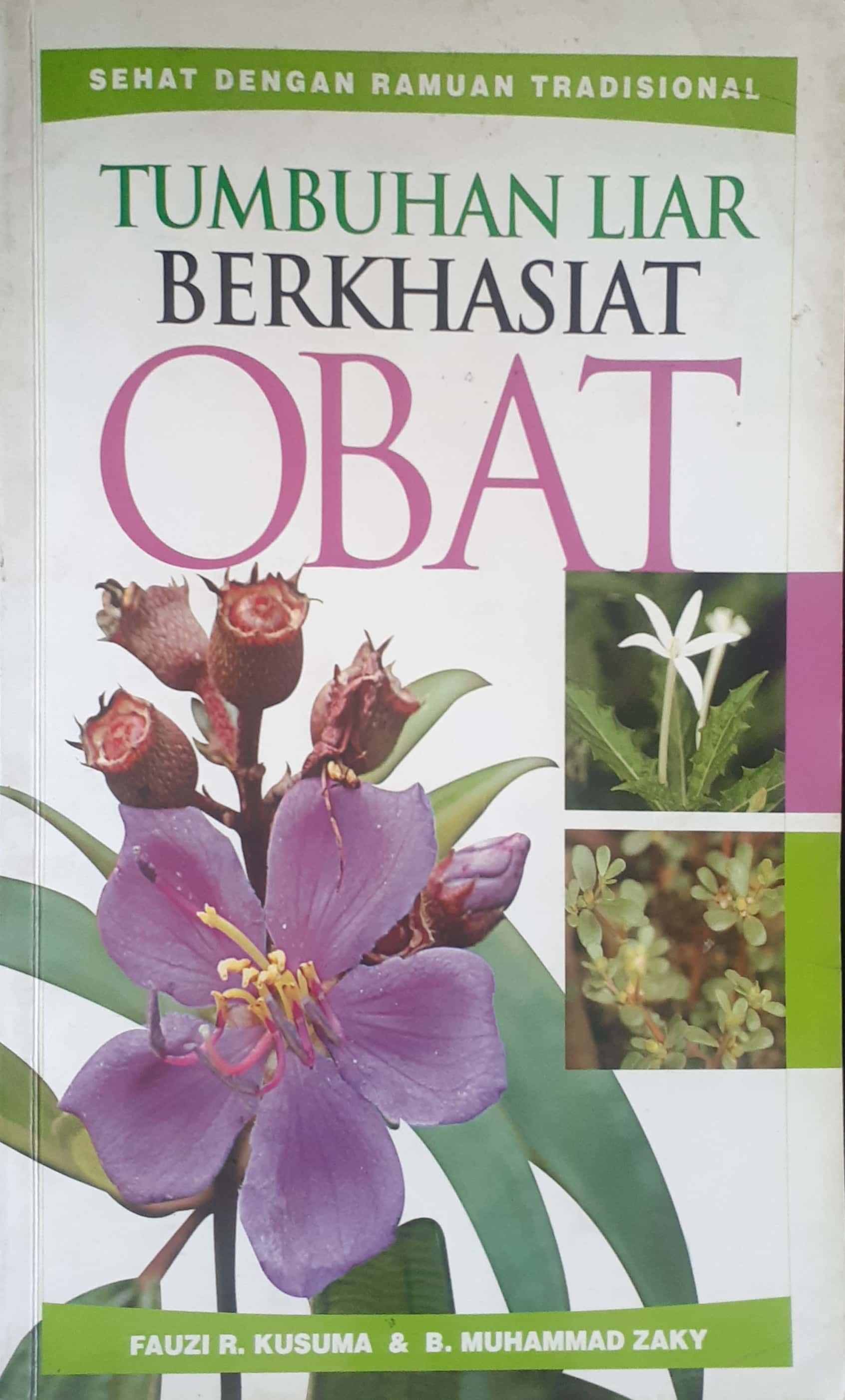 Sampul Tumbuhan liar berkhasiat obat / Fauzi R. Kusuma, B. Muhammad Zaky; penyunting, Lukito AM