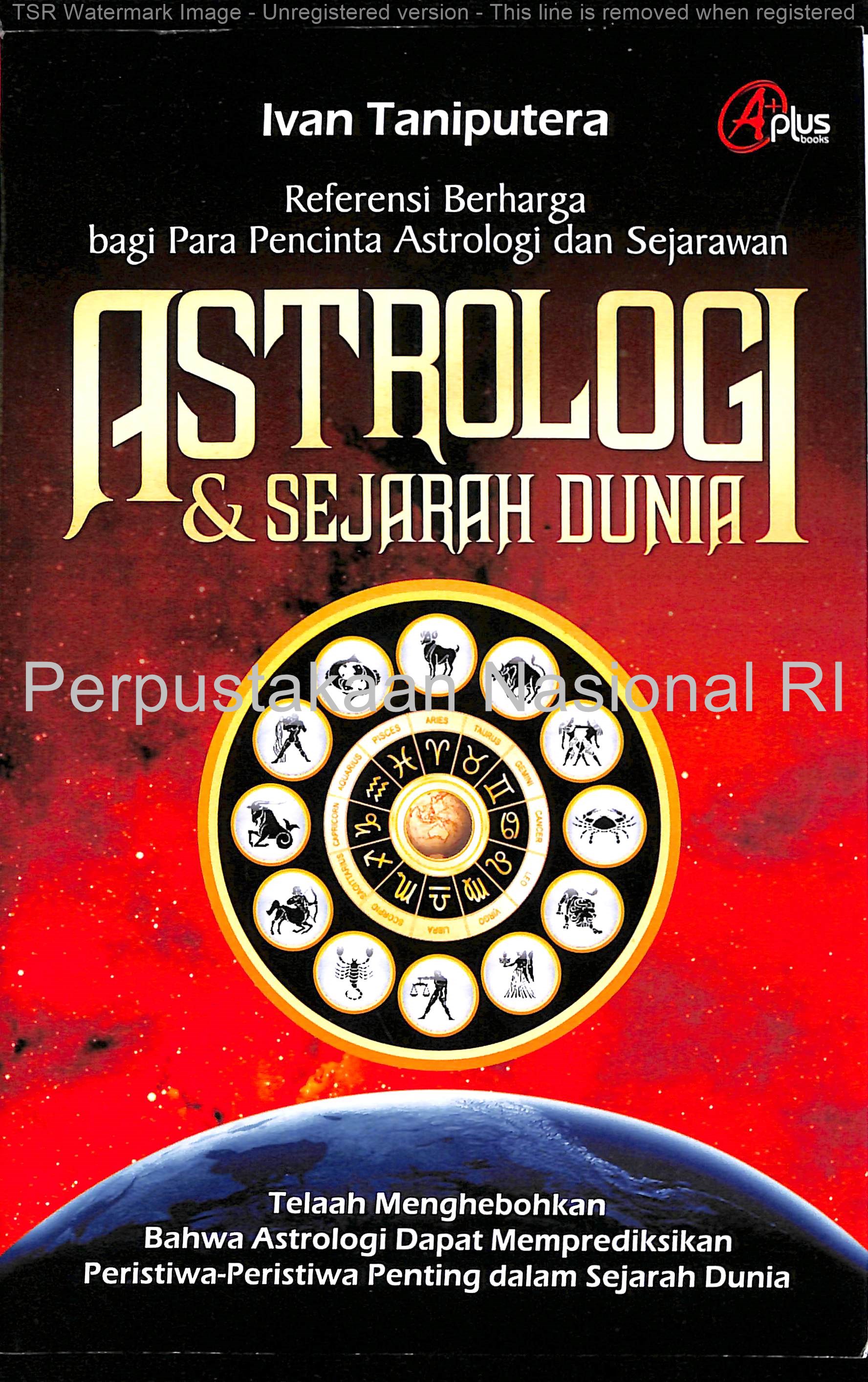 Cover Astrologi & sejarah dunia / Ivan Taniputera