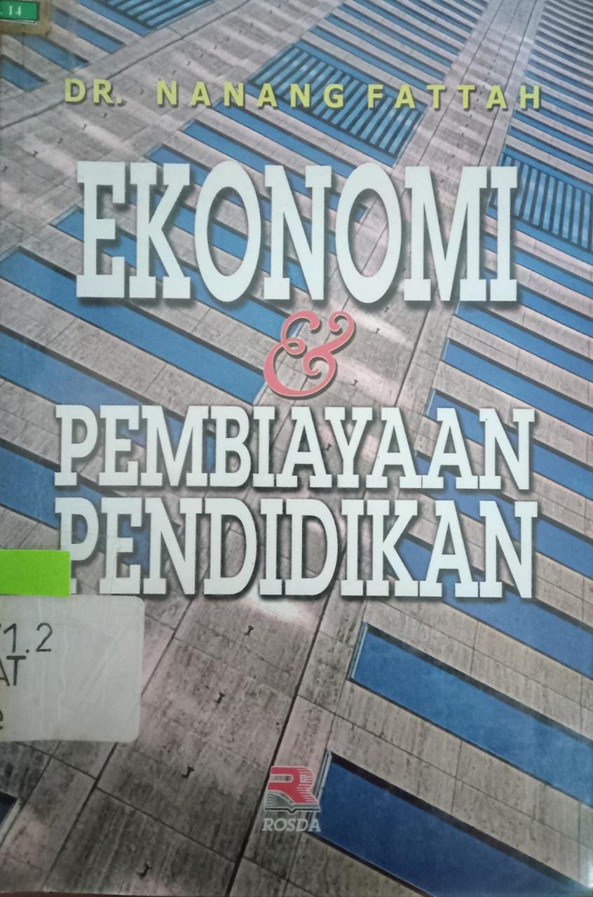 Sampul Ekonomi & Pembiayaan Pendidikan / Nanang Fattah