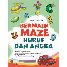 Sampul bermain maze huruf dan angka / maya lestari gf