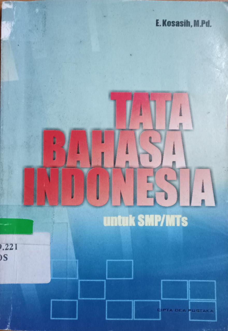 Sampul Tata Bahasa Indonesia / Kosasih