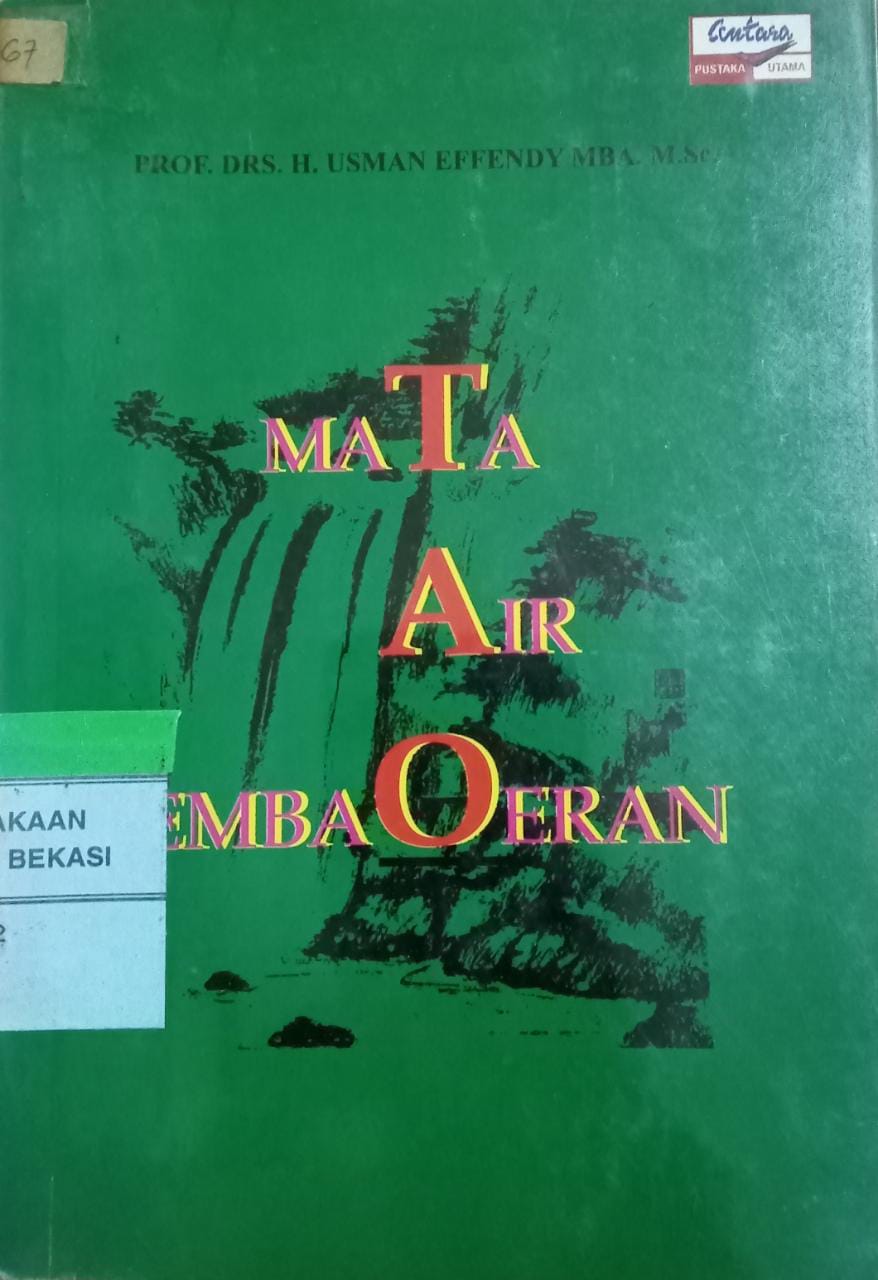 Sampul Mata Air Pembaoeran / Usman Effendy