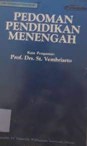 Cover Pedoman Pendidikan Menengah / Vembriarto