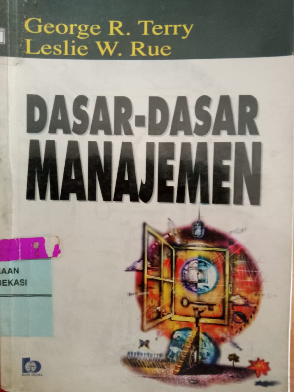 Sampul Dasar dasar Manajemen / Terry George R