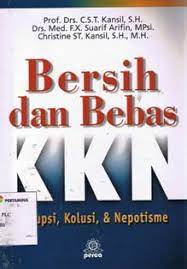 Cover Bersih dan bebas KKN / Kansil
