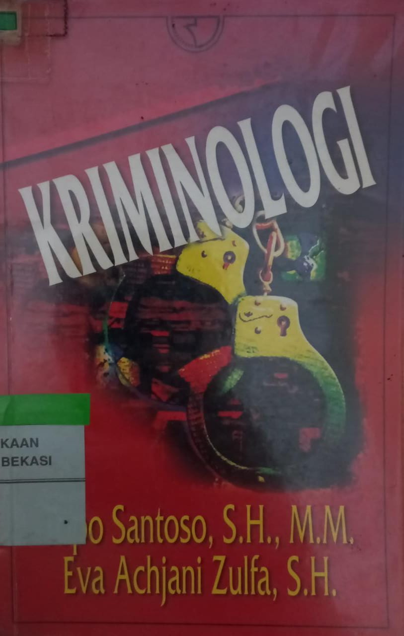 Sampul Kriminologi / Topo Santoso